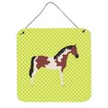 Micasa Pinto Horse Green Wall or Door Hanging Prints, 6 x 6 in. MI627817